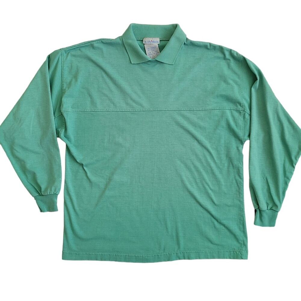Vintage 90s/Y2K Rugby Polo Shirt Men’s Medium
